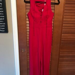 Amazing red pant suit